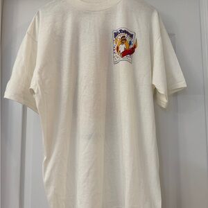 Vintage Big Johnson Shirt Mens XL White Short Sleeve 90s Retro Humor Graphic Tee